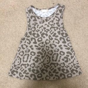 leopard print tank top